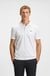 Stretch-cotton polo shirt with all-over print
