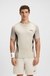 Slim-fit T-shirt in mesh jersey with contrast inserts