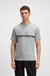 Cotton-jersey T-shirt with stripes and logo