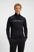 Cotton-terry jacket with stripe and logo