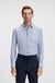 Slim-fit shirt in printed performance-stretch jersey