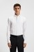 Slim-fit shirt in easy-iron cotton satin