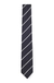 Tie with diagonal stripe in silk blend