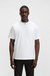 Relaxed-fit T-shirt in stretch cotton with logo collar