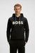 Cotton-blend hoodie with moulded logo