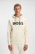 Cotton-blend hoodie with moulded logo