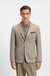Slim-fit blazer with micro pattern
