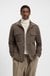 Relaxed-fit overshirt in mercerised stretch cotton
