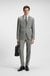 Two-piece regular-fit suit in patterned stretch fabric