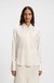 Relaxed-fit blouse in sand-washed silk