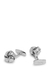 Cufflinks with knot shape