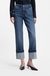 Slim-fit jeans in indigo stretch denim with turnups