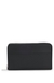 Leather belt bag with plain and grained finishes