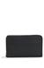 Leather belt bag with plain and grained finishes