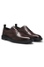 Nappa-leather Derby shoes with brogue details