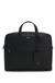 Monogram document case with foil-embossed logo