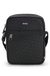 Monogram reporter bag with foil-embossed logo