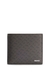 Monogram wallet with foil-embossed logo