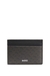 Monogram card holder with foil-embossed logo