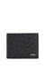 Monogram wallet with foil-embossed logo