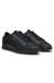 Mixed-material trainers with contrast back tab