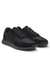 Padded nylon trainers with suede trims