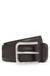 Italian-leather belt with pin buckle
