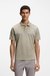 Paddy polo shirt in cotton with horizontal stripe