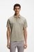 Paddy polo shirt in cotton with horizontal stripe