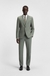 Easy-care suit in stretch cloth with wool