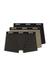 Three-pack of trunks in stretch cotton