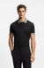 Paddy polo shirt in stretch cotton with moisture management