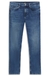Delaware slim-fit jeans in grey wrinkle-resistant denim