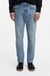 Tapered-fit jeans in blue super-stretch denim