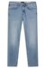 Tapered-fit jeans in blue super-stretch denim