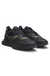 Trainers with logo and piping detail