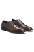 Derby shoes in smooth and textured leather