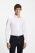 Slim-fit shirt in easy-iron stretch-cotton poplin