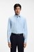 Slim-fit shirt in easy-iron stretch-cotton poplin