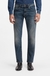 BECKHAM x BOSS slim-fit jeans in blue stretch denim