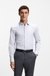 Slim-fit shirt in printed stretch cotton
