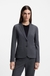 Extra-slim-fit blazer in patterned performance-stretch jersey