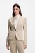 Slim-fit blazer in patterned performance-stretch jersey