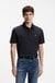 Mercerised-cotton polo shirt with Double B monogram