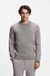 Cotton sweater with contrast logo