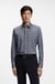 Regular-fit shirt in performance-stretch Oxford jersey