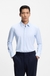 Slim-fit shirt in printed performance-stretch jersey