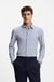 Slim-fit shirt in printed performance-stretch jersey