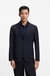 Slim-fit blazer in a washable wool blend