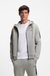 Stretch-cotton tracksuit with contrast inserts